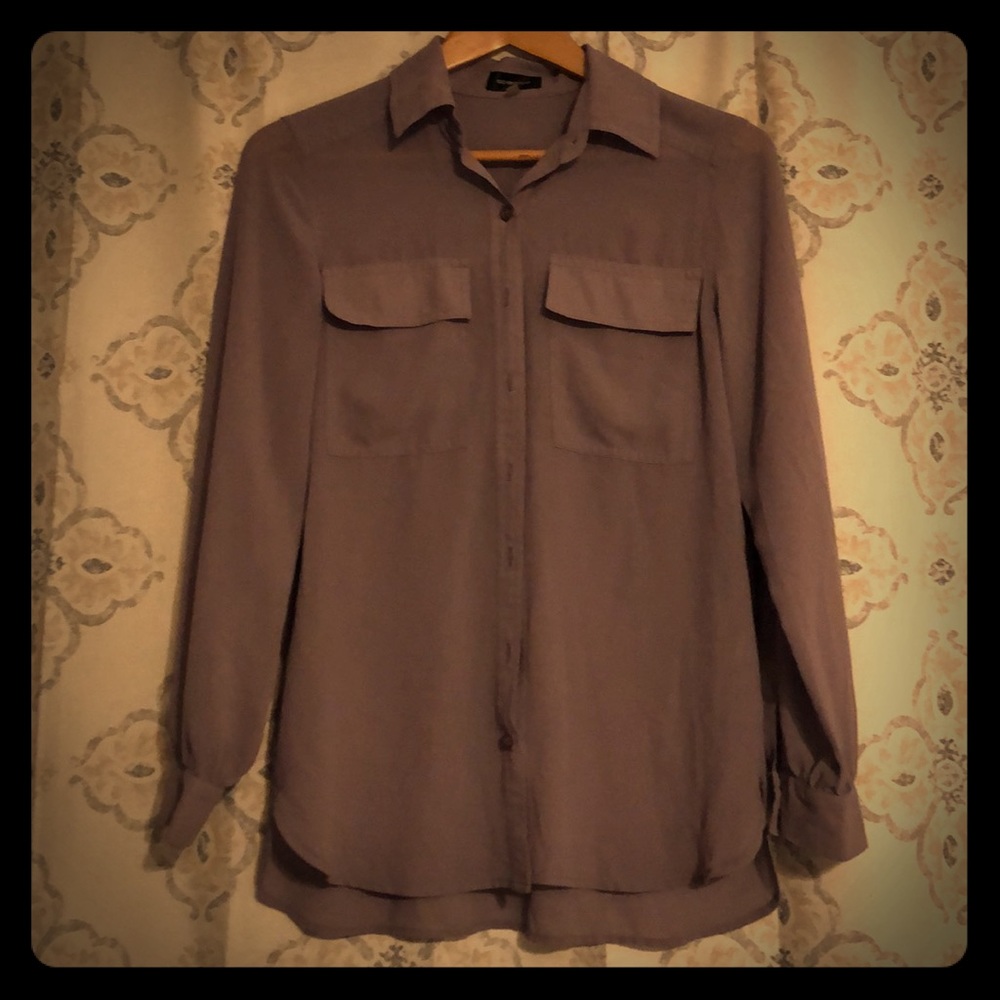 Dress button down top